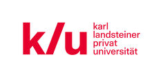 KLU002 Logo RZ RGB KLU Long DE ROT Karl Landsteiner Privatuniversität für Gesundheitswissenschaften